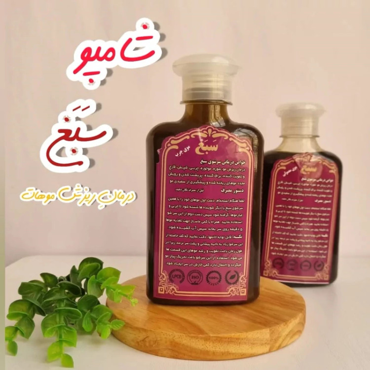 شامپو ضد ریزش سبغ،شامپو گیاهی و رفع ریزش سبغ،مناسب موهای خشک و معمولی، اَصل (ارسال فوری).