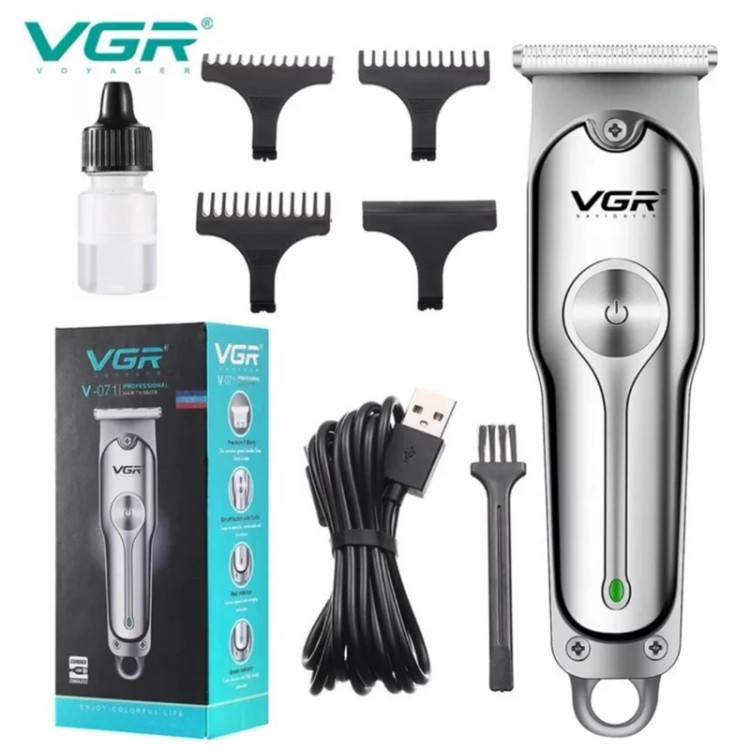 ماشین اصلاح موی سرو صورت وی جی ار VGR V-071،ریش تراش،خط زن،صفر زن، اَصل (ارسال فوری).
