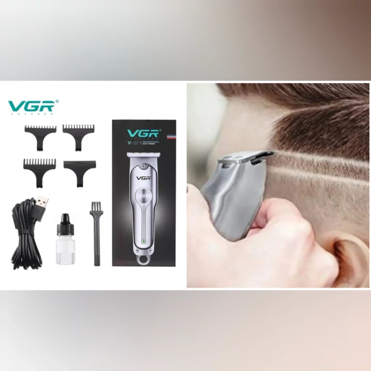 ماشین اصلاح موی سرو صورت وی جی ار VGR V-071،ریش تراش،خط زن،صفر زن، اَصل (ارسال فوری).