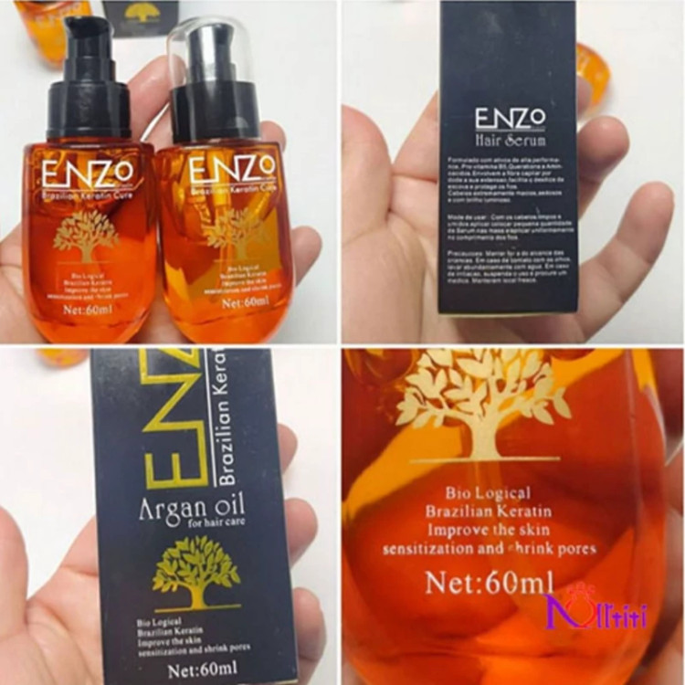 سرم مو انزو ENZO،روغن آرگان انزو ENZO، اَصل (ارسال فوری).