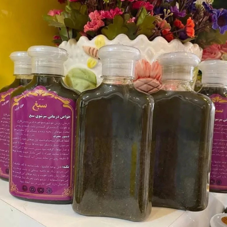 شامپو ضد ریزش سبغ،شامپو گیاهی و رفع ریزش سبغ،مناسب موهای چرب، اَصل (ارسال فوری).